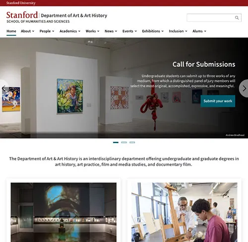 Department of Art & Art History website