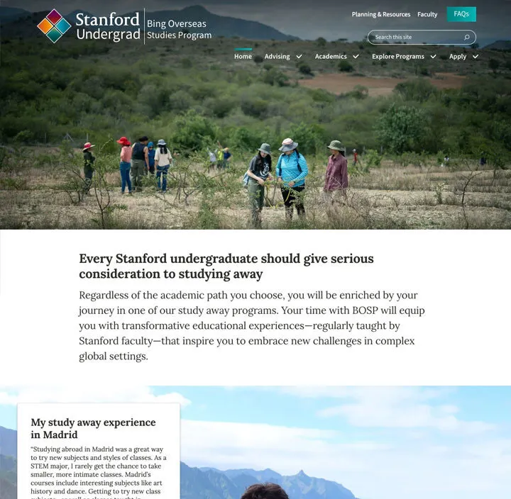 Stanford Undergrad Bing Overseas Studies Program